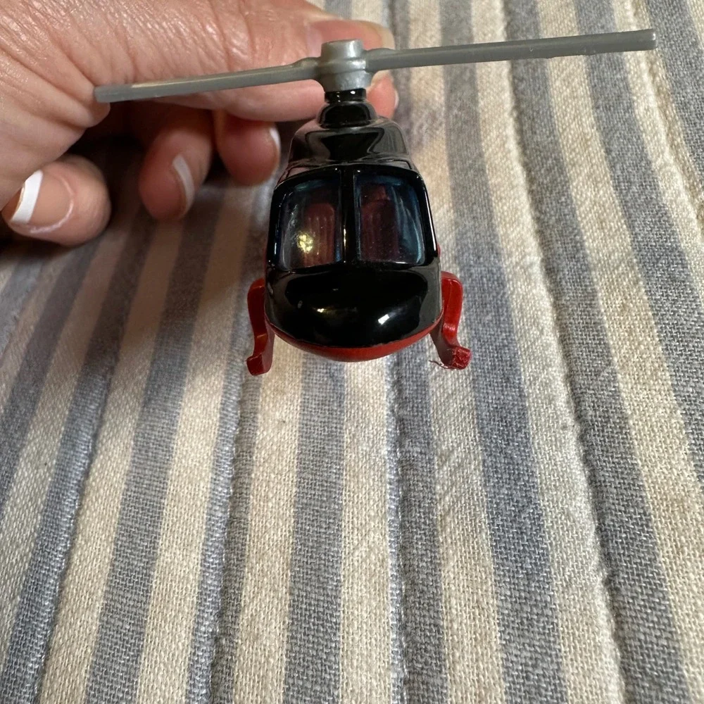 Hot Wheels Propper‎ Chopper Police Helicopter Black Red 2015 Mattel J48 Diecast